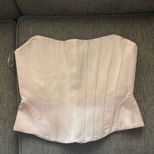Zara Blush Pink Corset Top